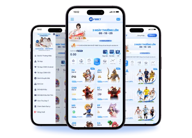 Giao diện ứng dụng Thabet hiển thị đa dạng trò chơi như cá cược thể thao, casino trực tuyến, slot game, và các ưu đãi độc quyền